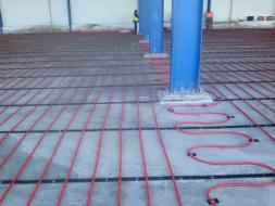 Żdżary, Futrex budowa MROŹNI(montaż ogrzewania podłogowego 1500m2 w systemie Rehau).